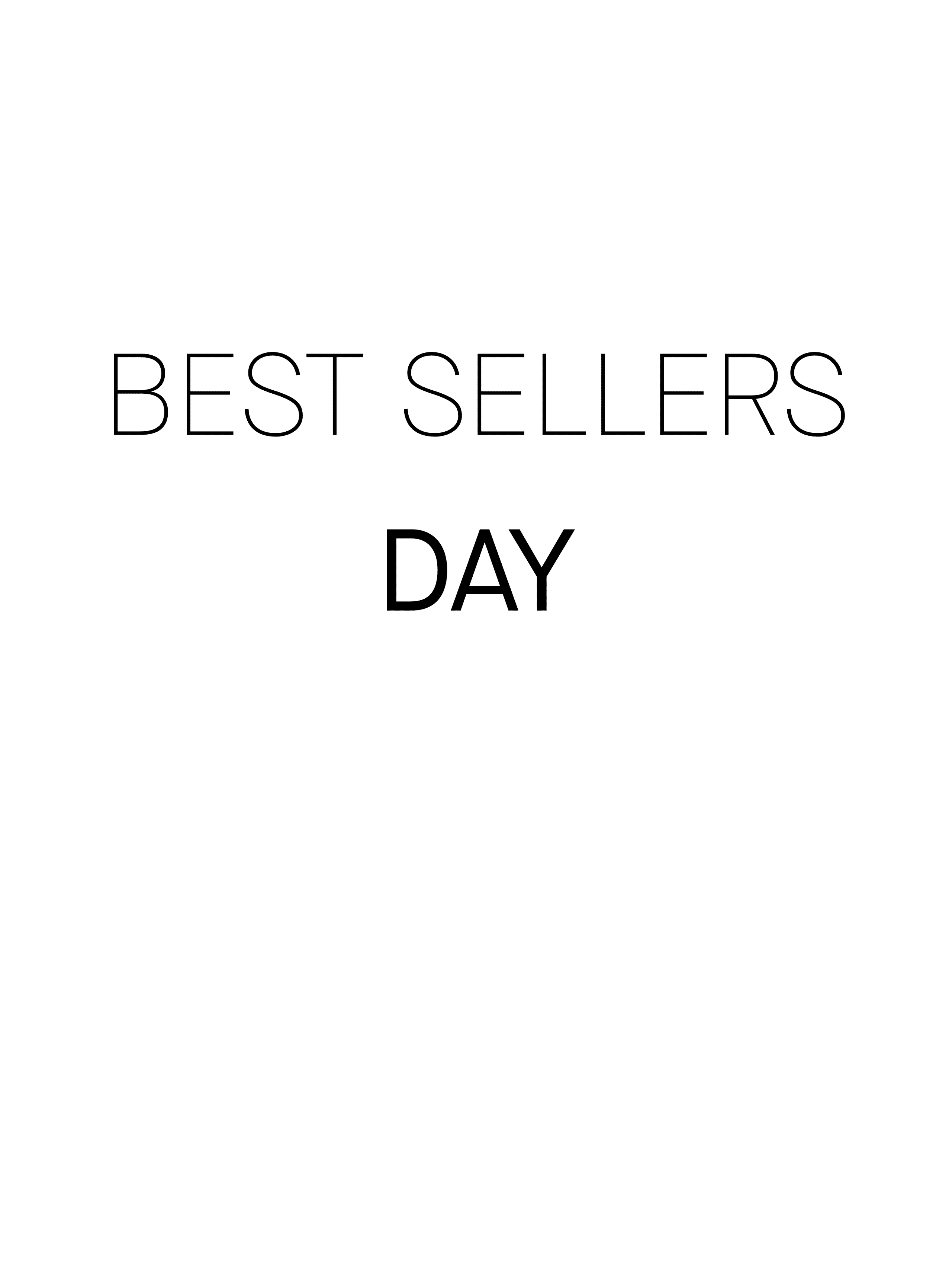 best sellers day