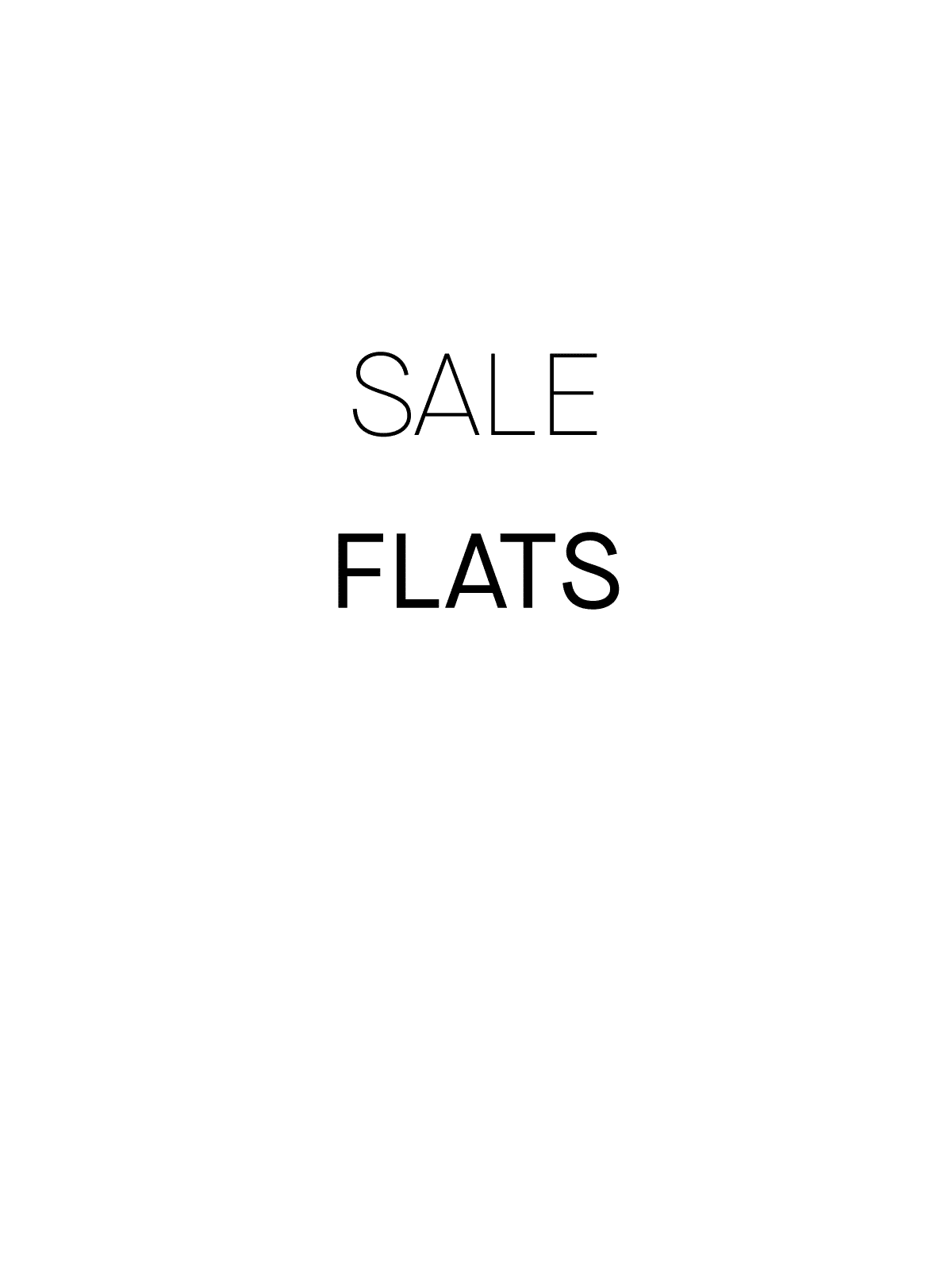FLAT SALE